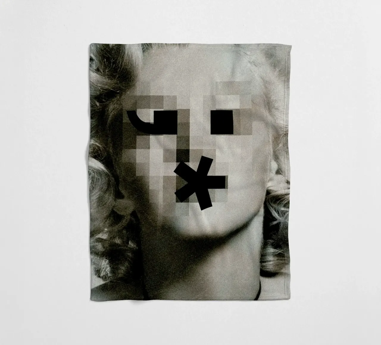 Retro Pop Emoticons Marilyn coperta in pile da Butcher Billy