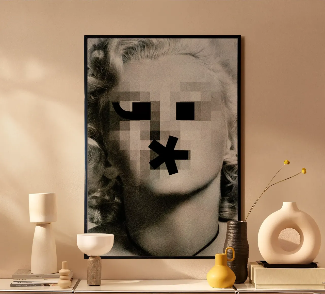 Retro Pop Emoticons Marilyn carta hahnemühle da Butcher Billy