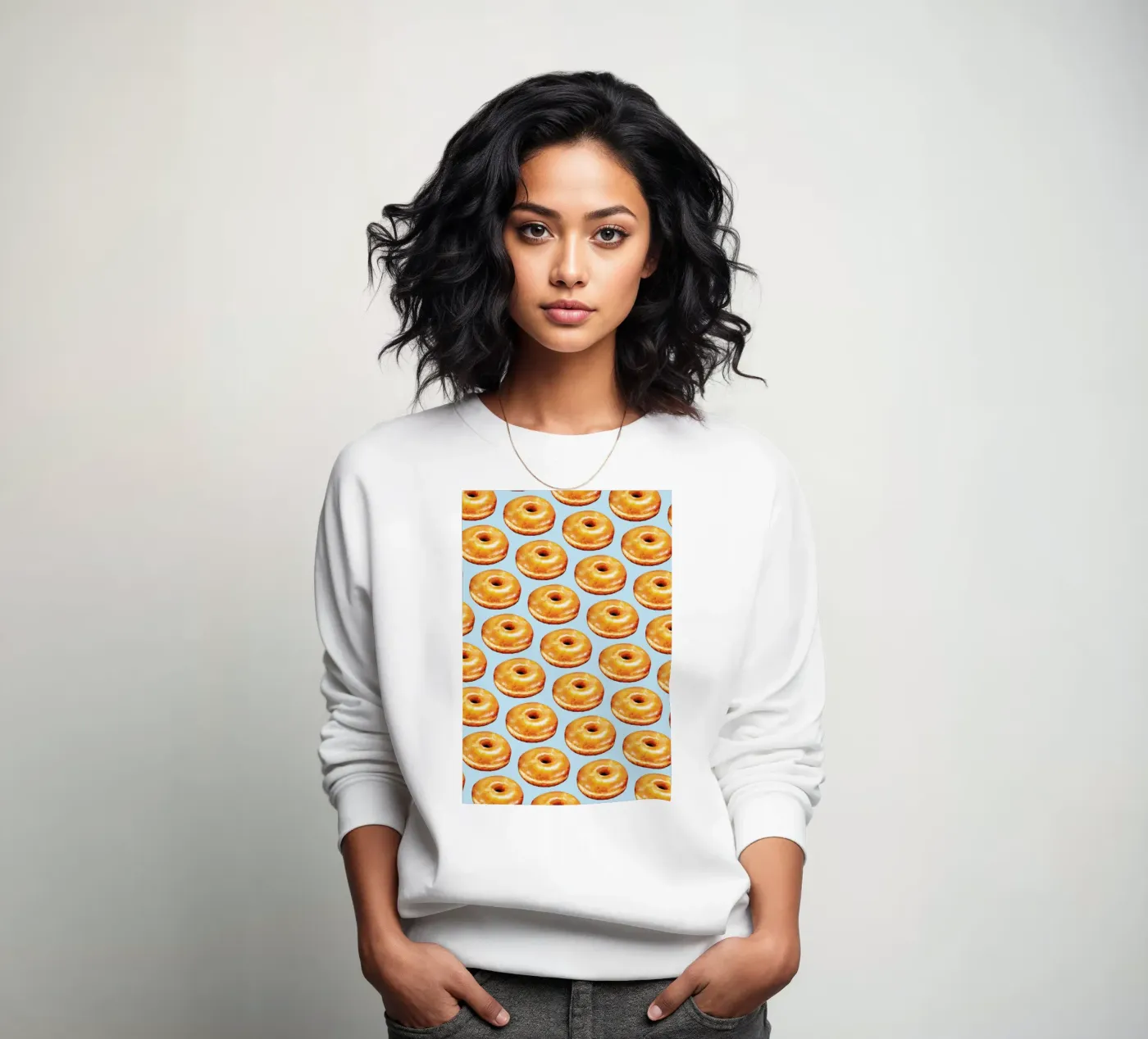 Glazed Doughnut Pattern felpa da Kelly Gilleran