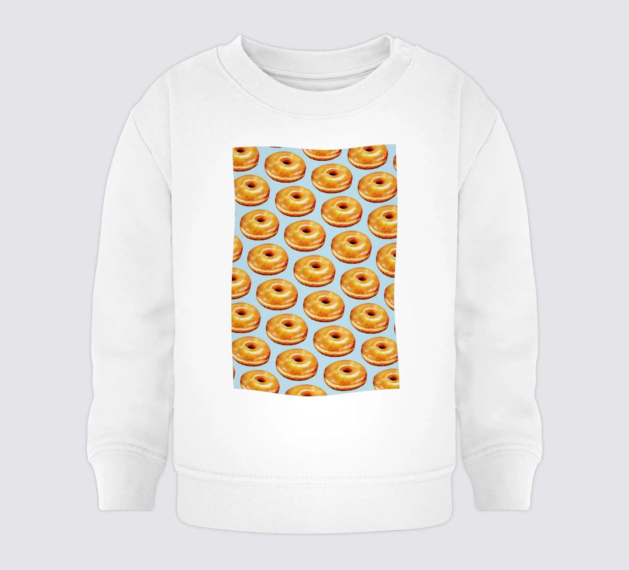 Glazed Doughnut Pattern felpa neonato da Kelly Gilleran