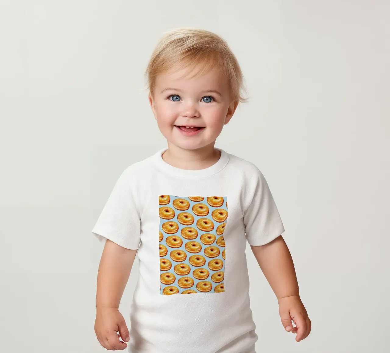 Glazed Doughnut Pattern camiseta de bebé de Kelly Gilleran