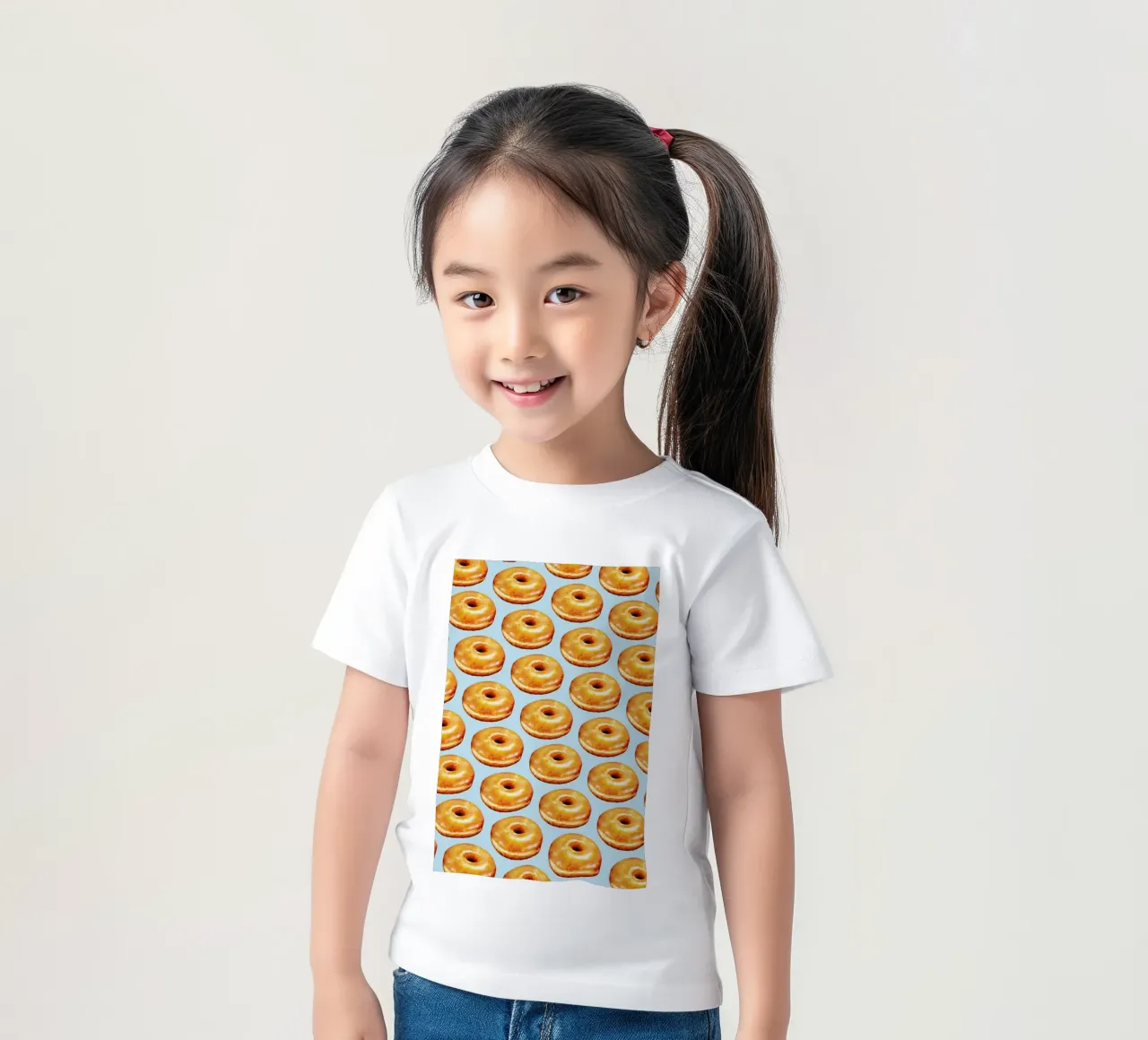 Glazed Doughnut Pattern t-shirt bambini da Kelly Gilleran