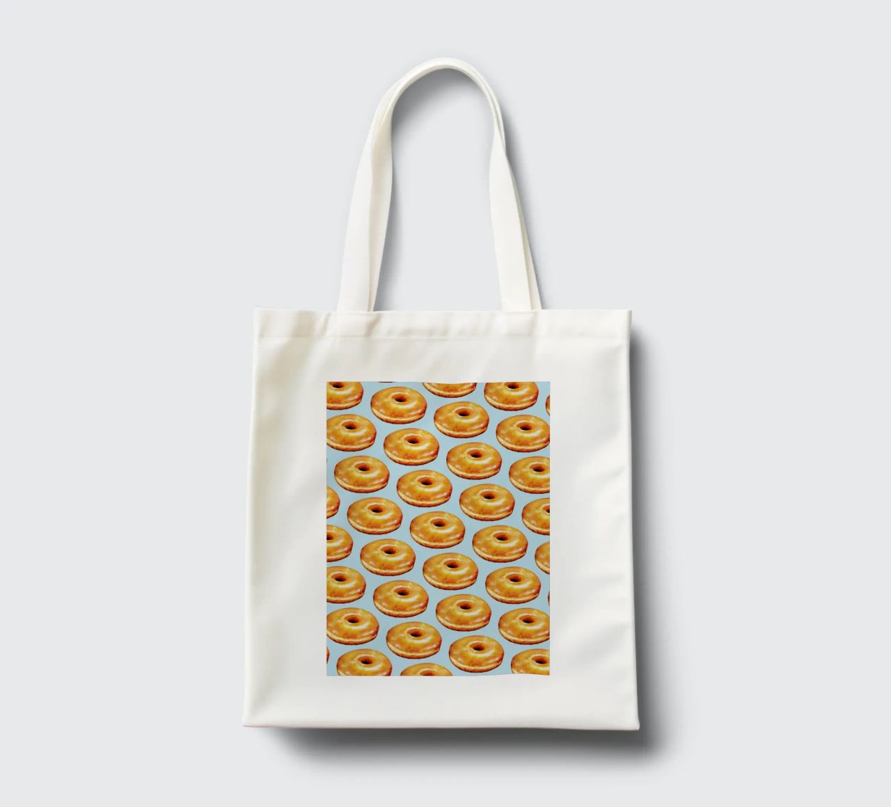 Glazed Doughnut Pattern borsa in juta da Kelly Gilleran
