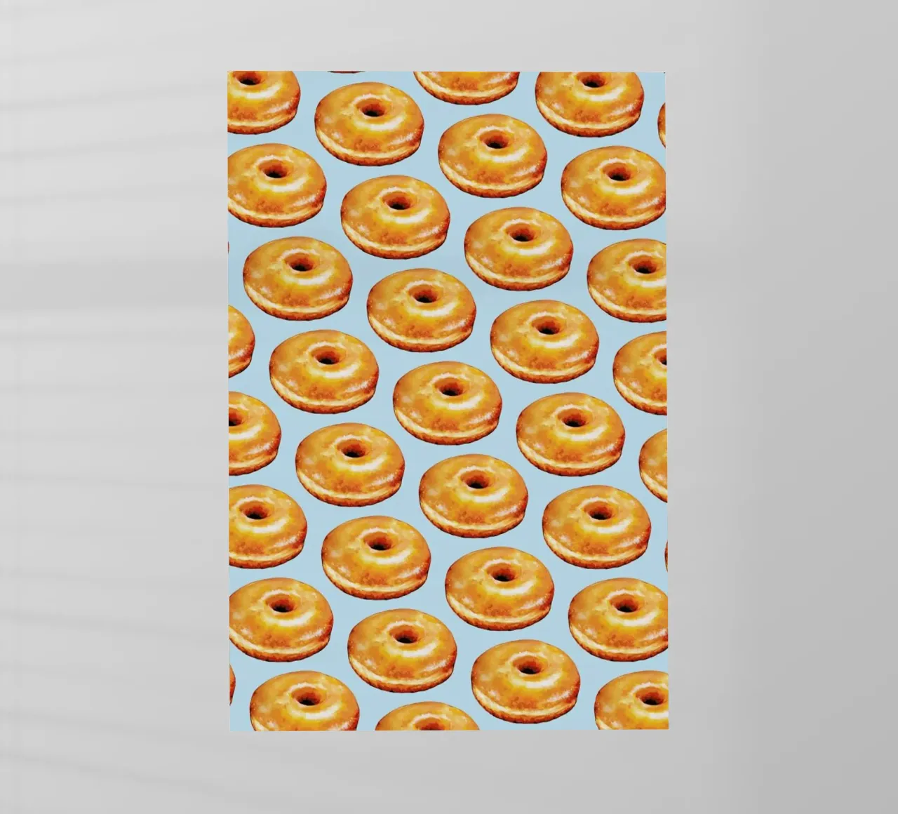 Glazed Doughnut Pattern Backlit Folie von Kelly Gilleran