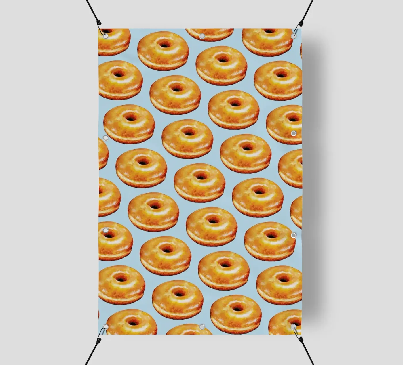 Glazed Doughnut Pattern telo in pvc da Kelly Gilleran