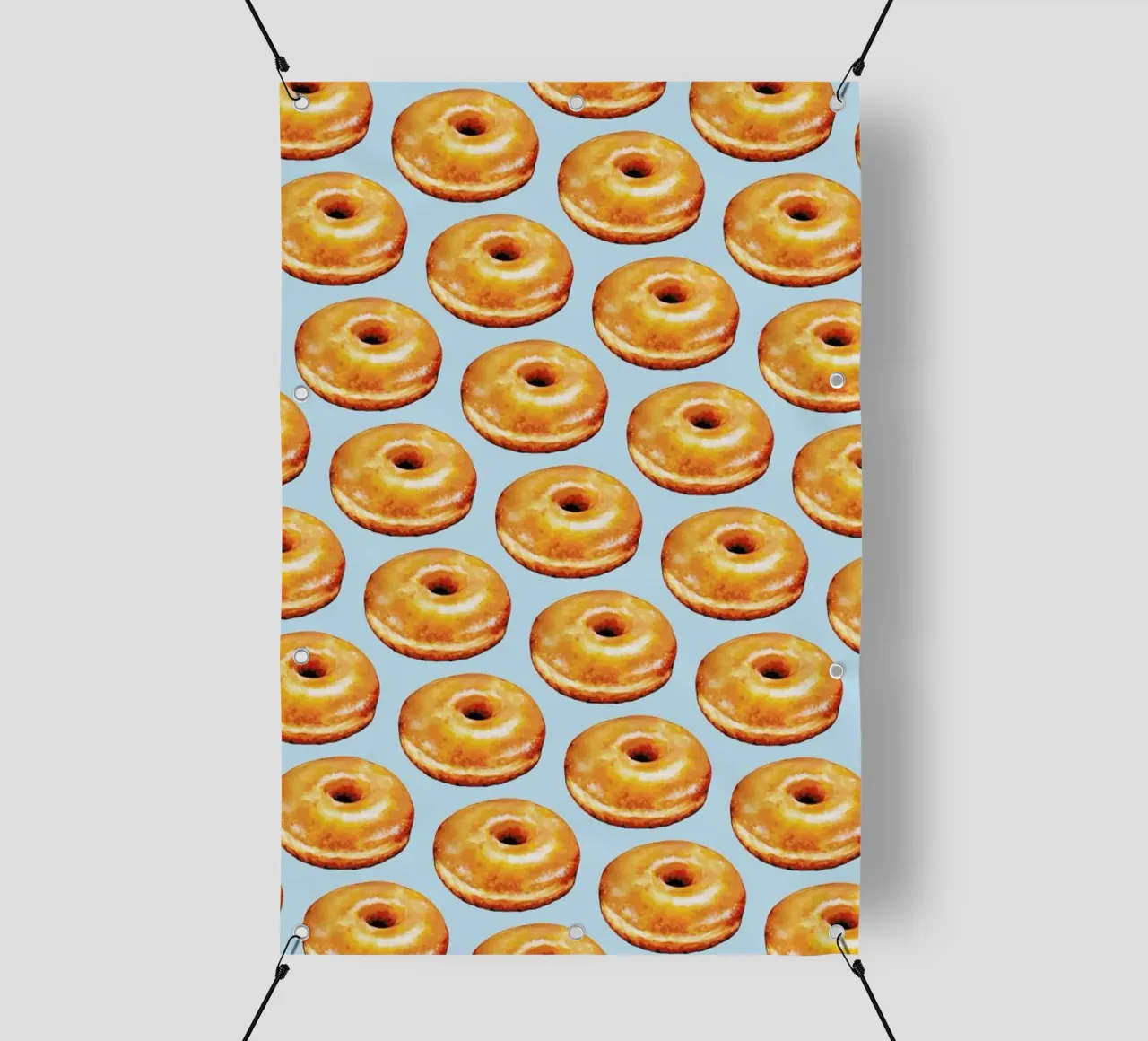 Glazed Doughnut Pattern telo in pvc da Kelly Gilleran