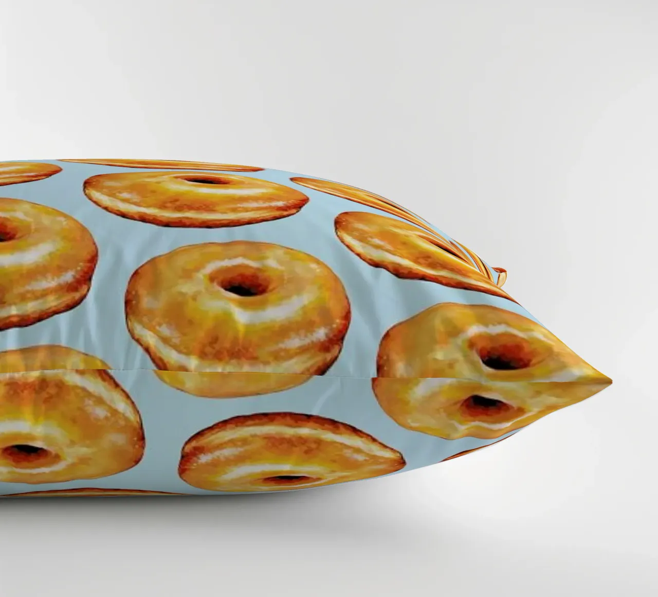 Glazed Doughnut Pattern cuscino da Kelly Gilleran