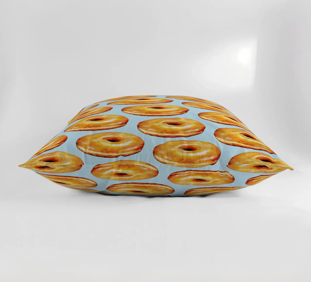Glazed Doughnut Pattern cuscino da Kelly Gilleran