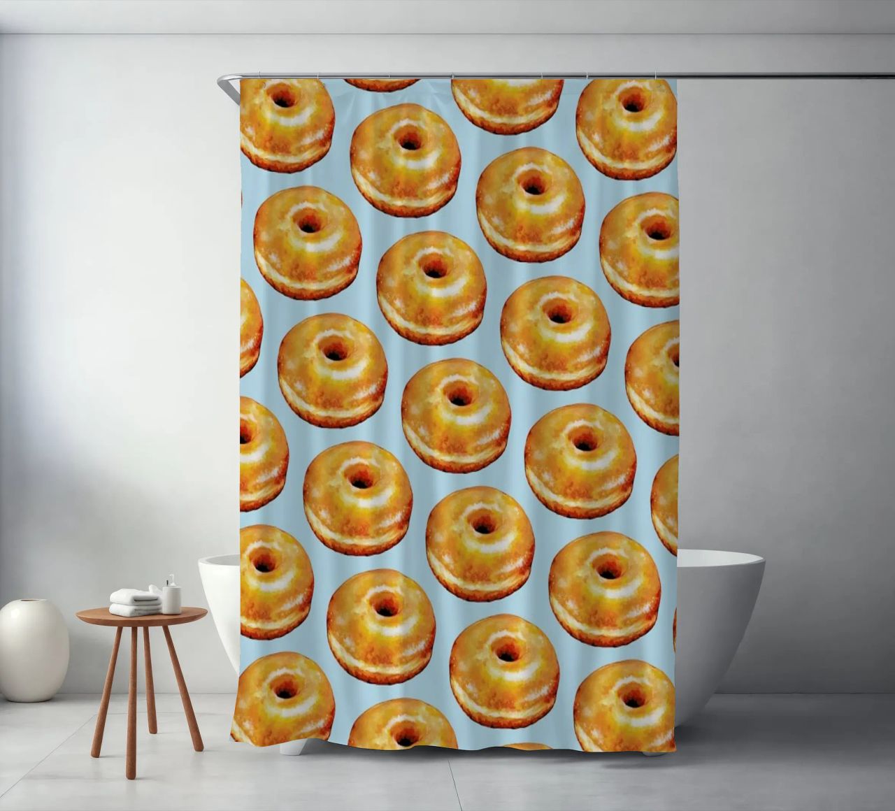 Glazed Doughnut Pattern tenda da doccia da Kelly Gilleran