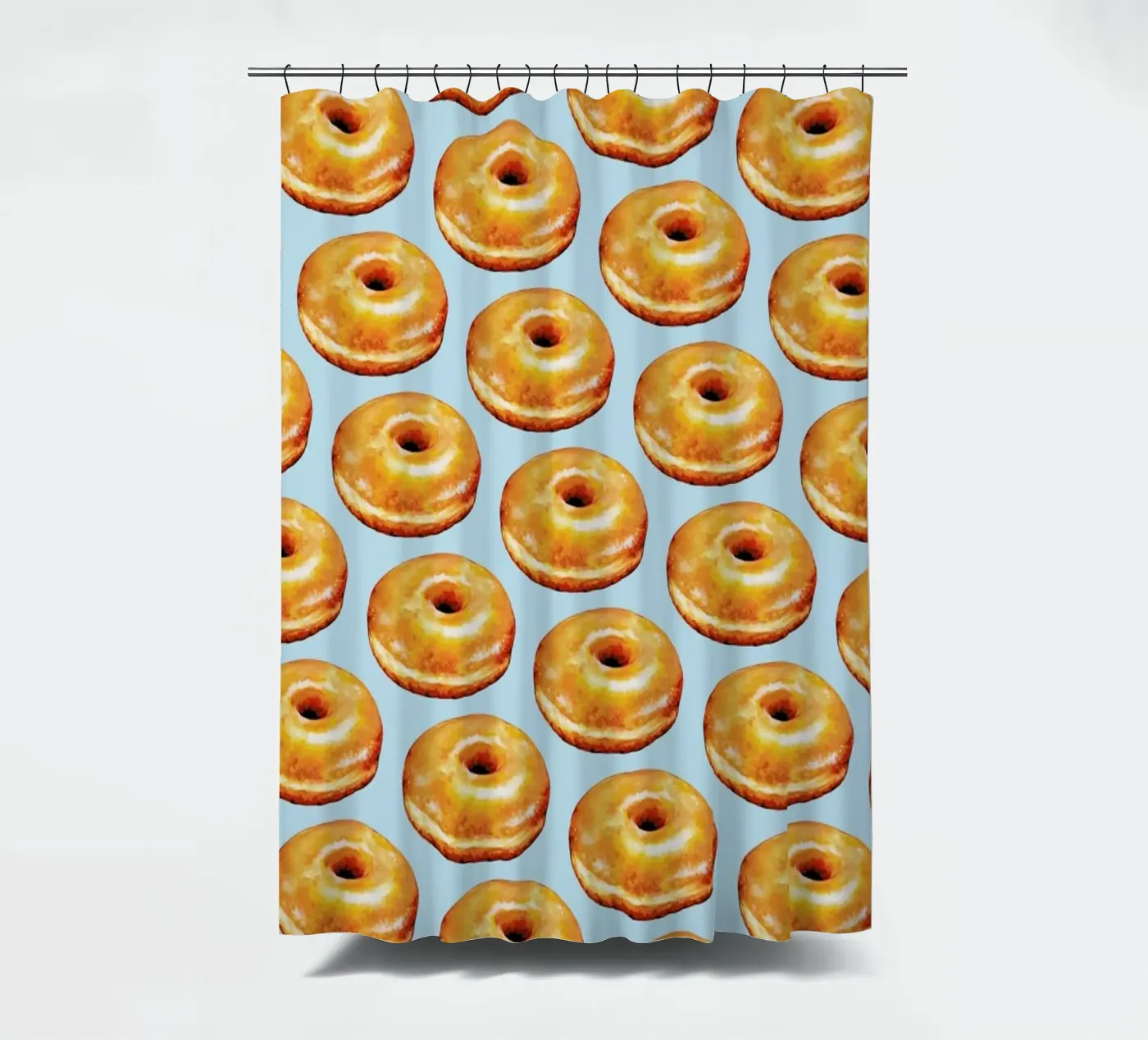 Glazed Doughnut Pattern Duschvorhang von Kelly Gilleran