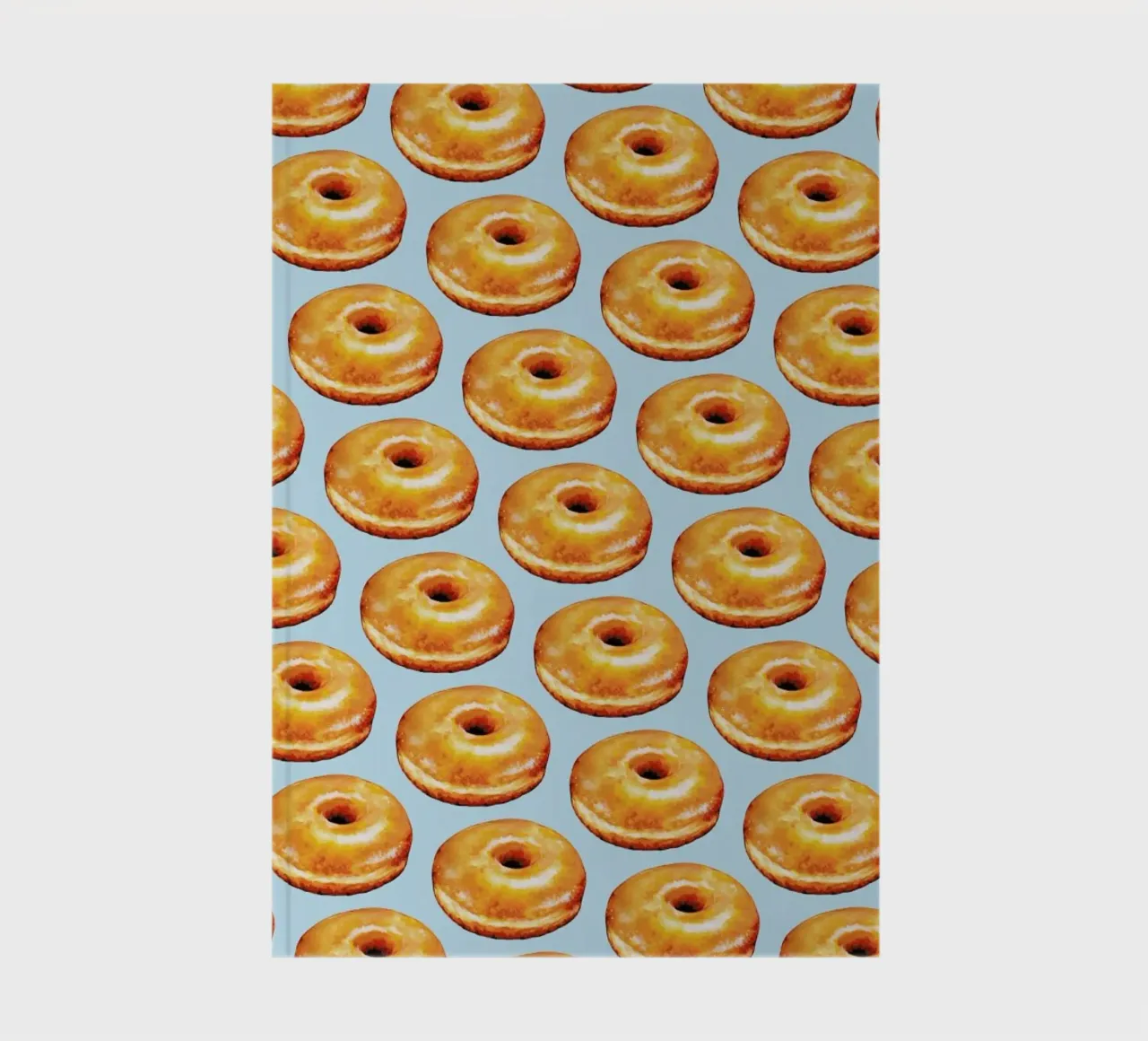Glazed Doughnut Pattern notebook by Kelly Gilleran