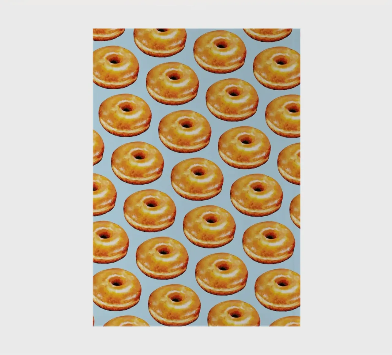Glazed Doughnut Pattern notebook by Kelly Gilleran