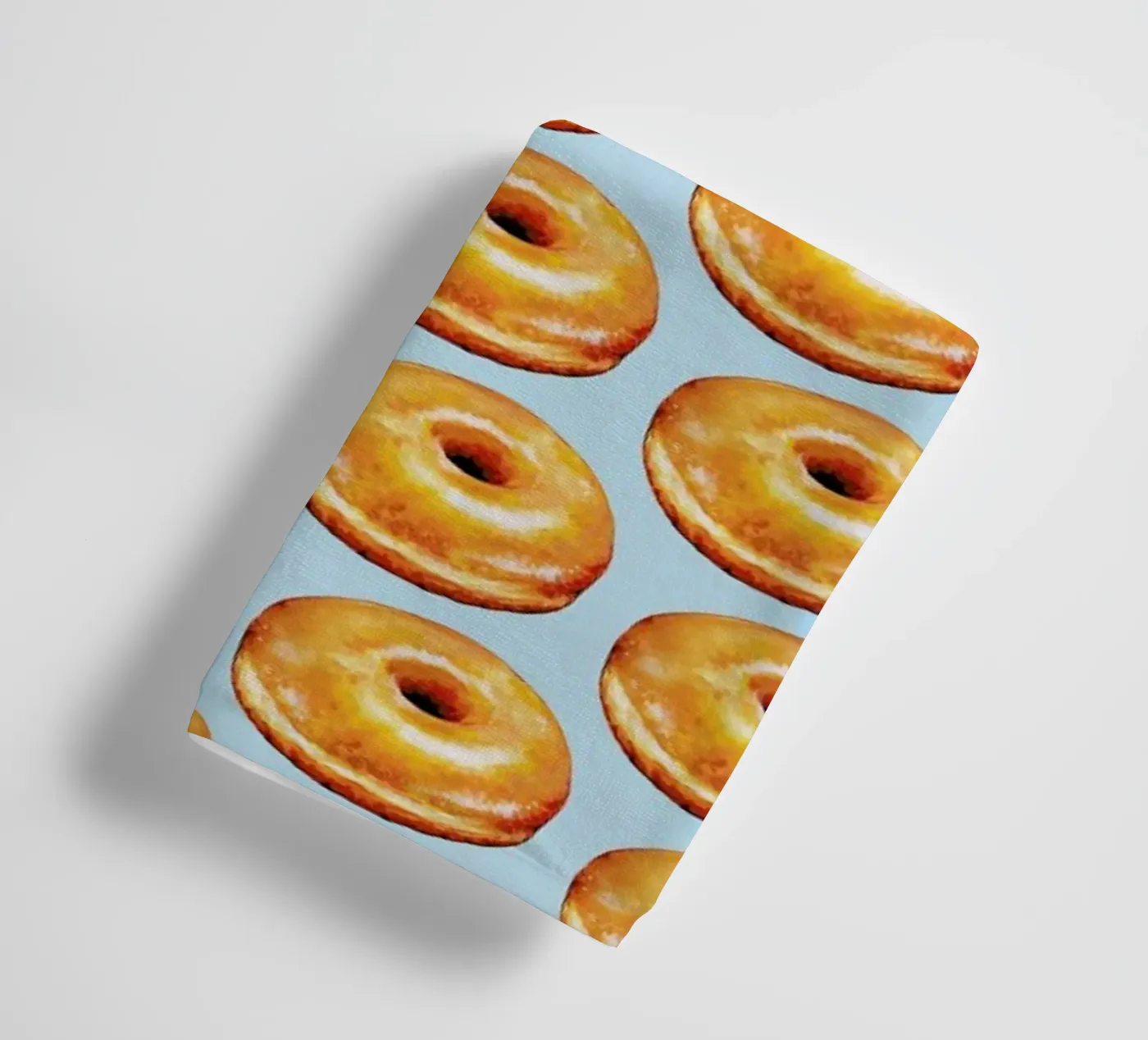 Glazed Doughnut Pattern towel by Kelly Gilleran