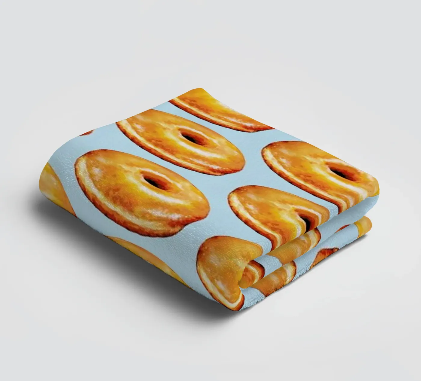 Glazed Doughnut Pattern towel by Kelly Gilleran