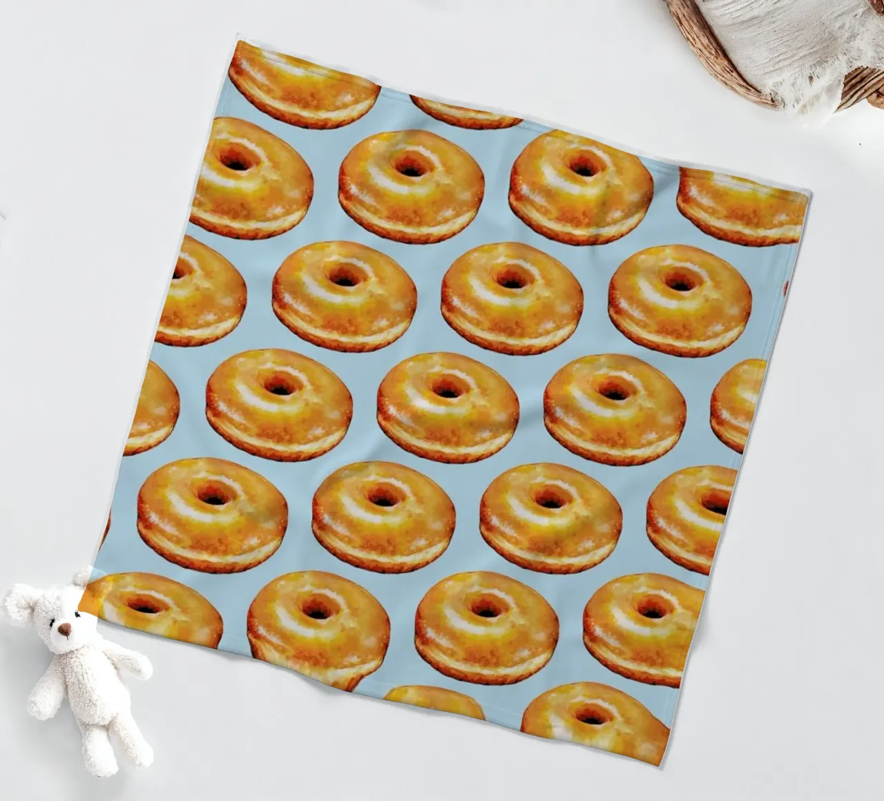 Glazed Doughnut Pattern coperta in pile da Kelly Gilleran