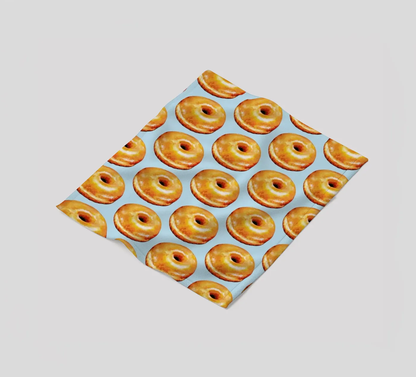 Glazed Doughnut Pattern Fleecedecke von Kelly Gilleran