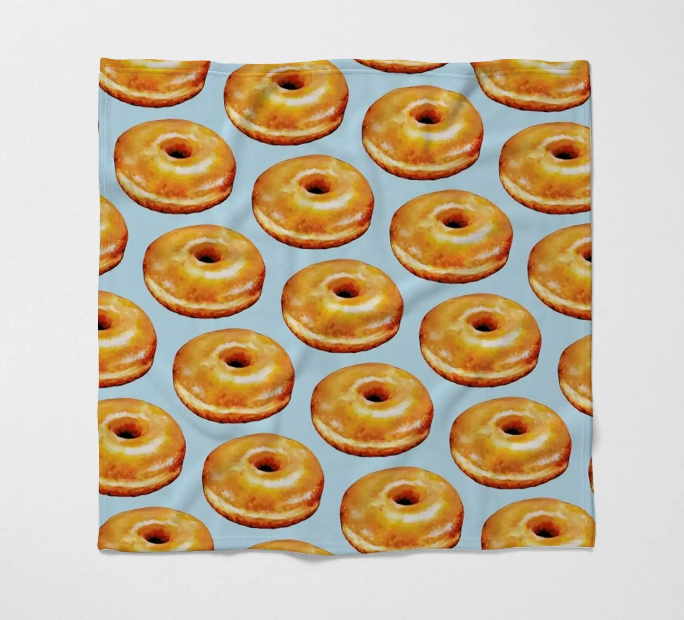 Glazed Doughnut Pattern Fleecedecke von Kelly Gilleran