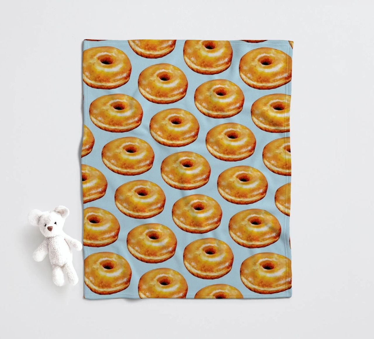 Glazed Doughnut Pattern coperta in pile da Kelly Gilleran