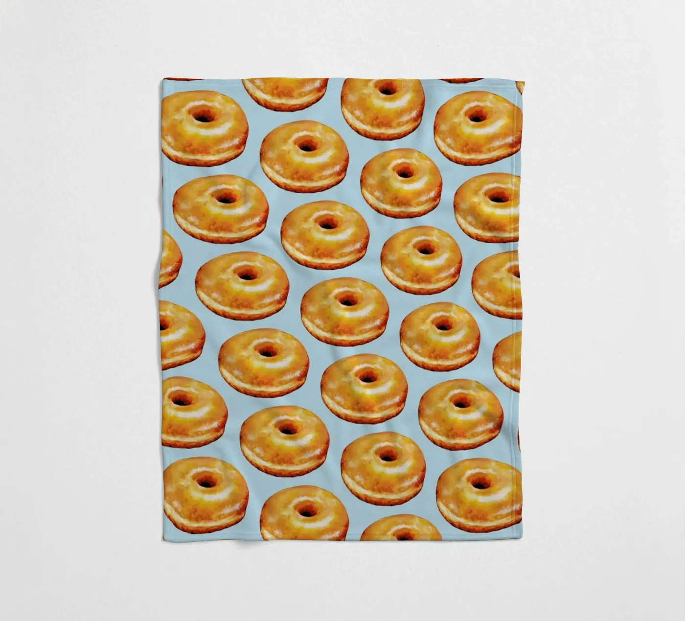 Glazed Doughnut Pattern Fleecedecke von Kelly Gilleran