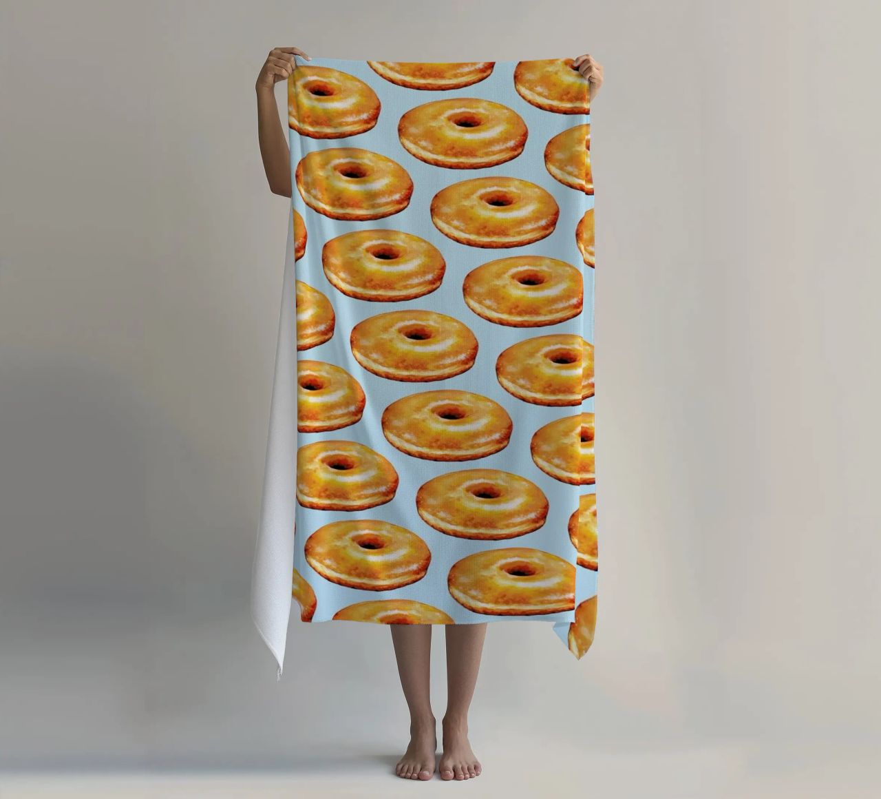 Glazed Doughnut Pattern telo mare da Kelly Gilleran