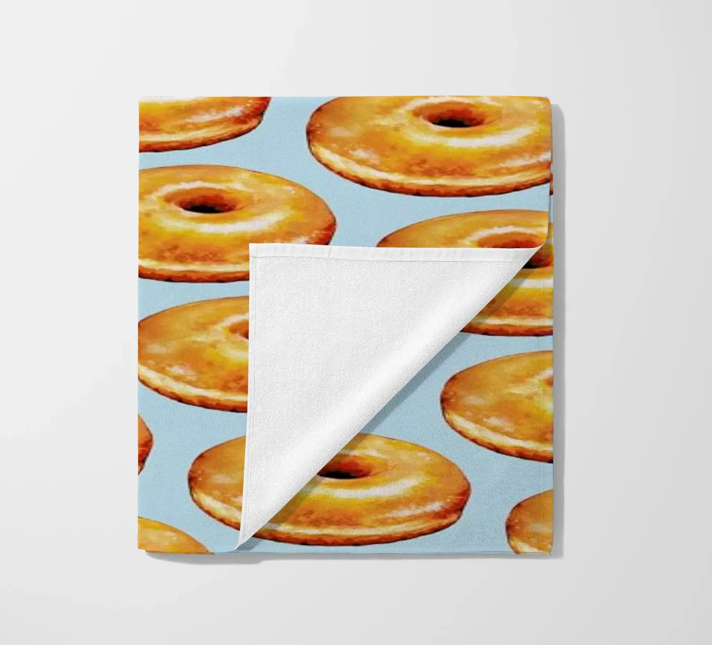 Glazed Doughnut Pattern strandhanddoek van Kelly Gilleran