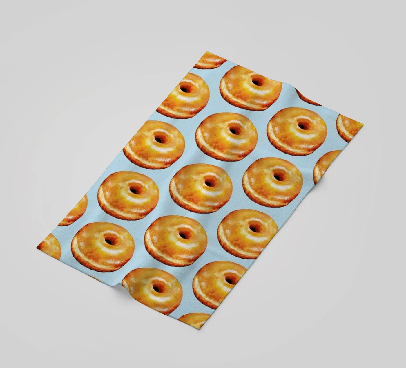 Glazed Doughnut Pattern telo mare da Kelly Gilleran