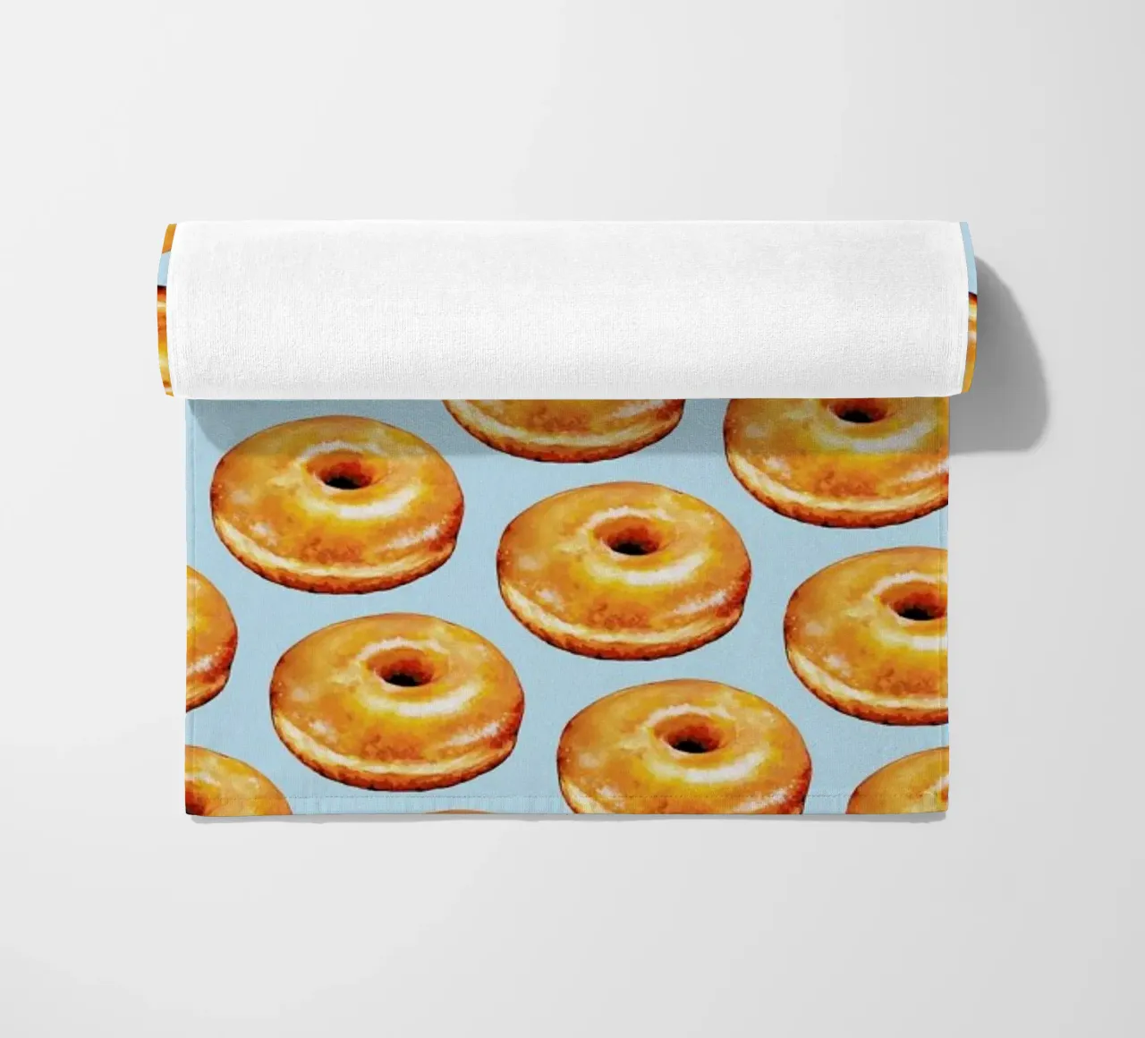 Glazed Doughnut Pattern Strandtuch von Kelly Gilleran