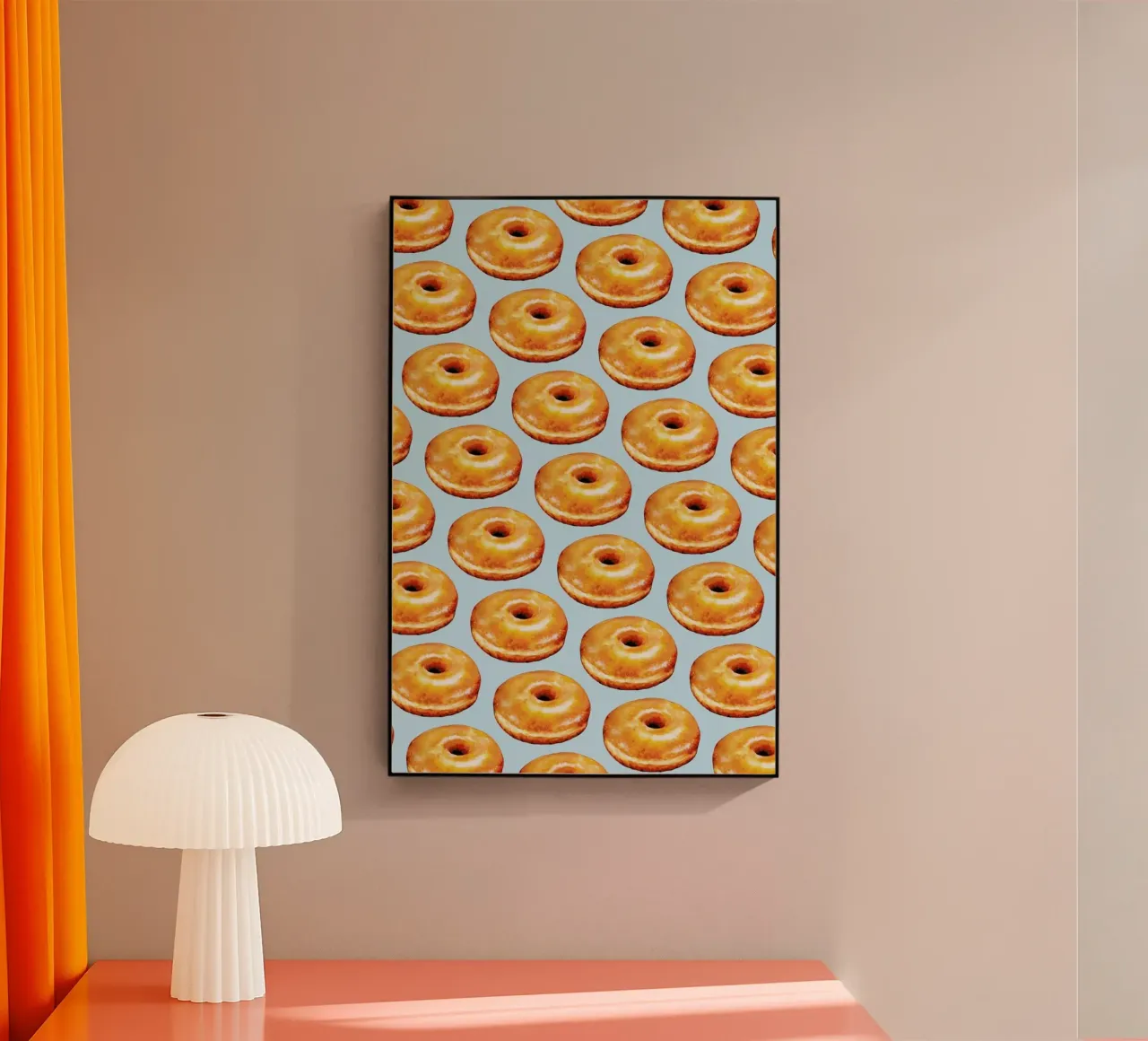 Glazed Doughnut Pattern plexiglass da Kelly Gilleran