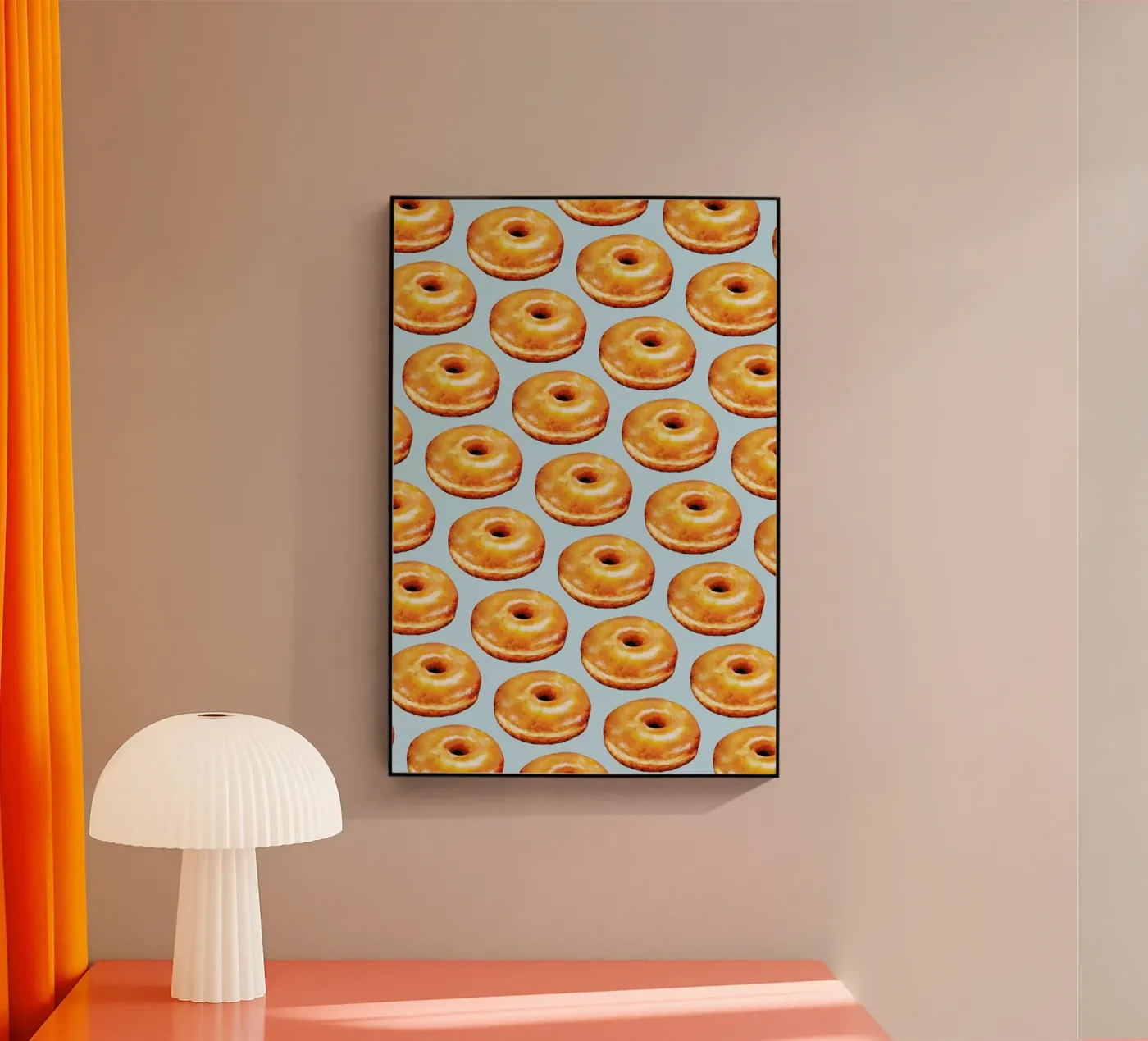Glazed Doughnut Pattern Acryl-Glas von Kelly Gilleran