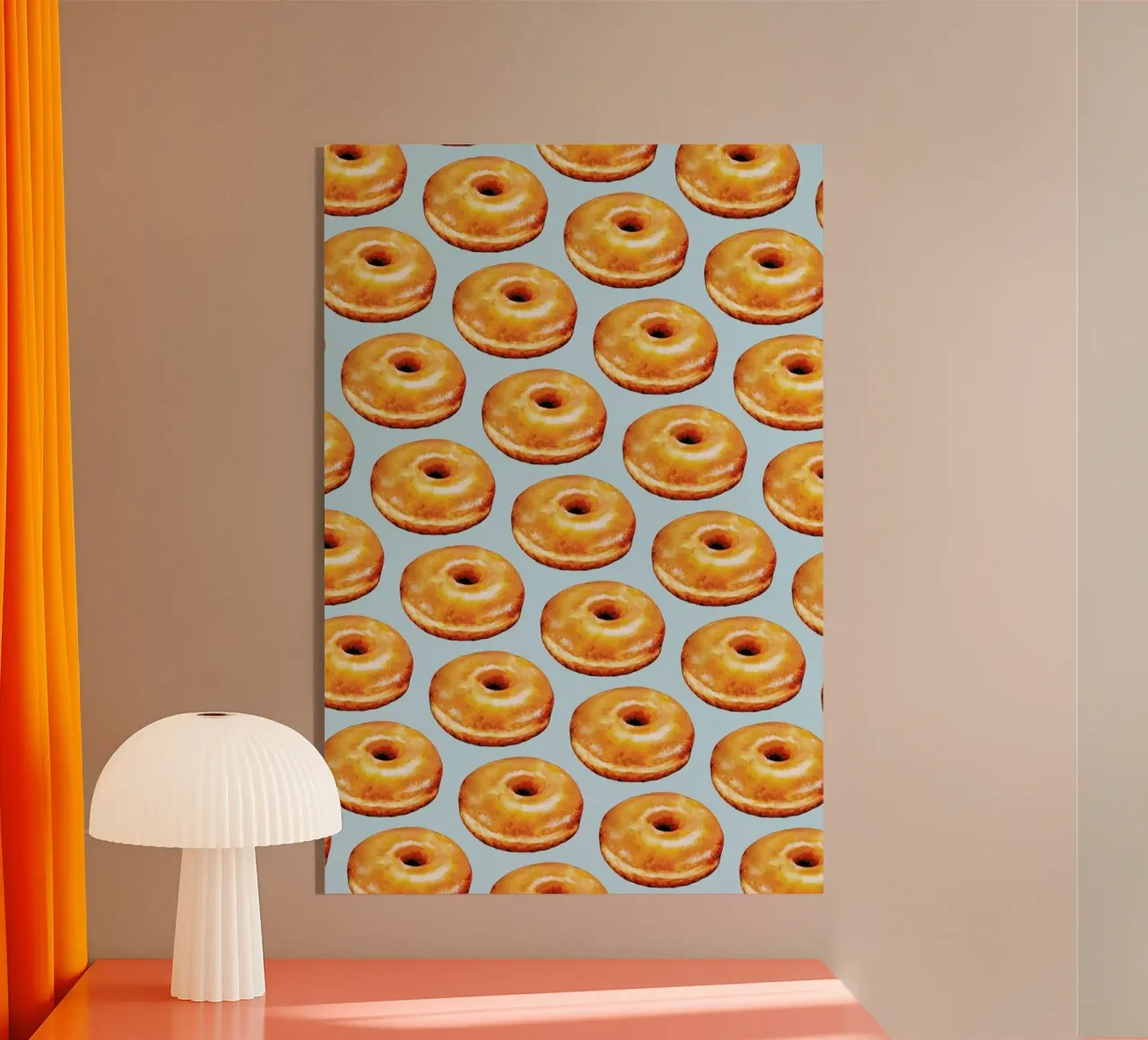 Glazed Doughnut Pattern acryl van Kelly Gilleran