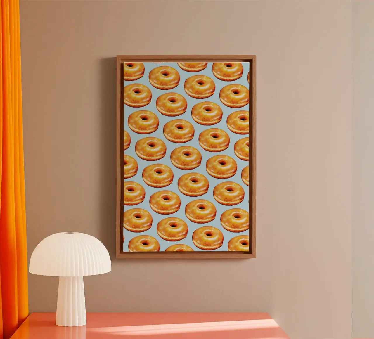 Glazed Doughnut Pattern tela da Kelly Gilleran