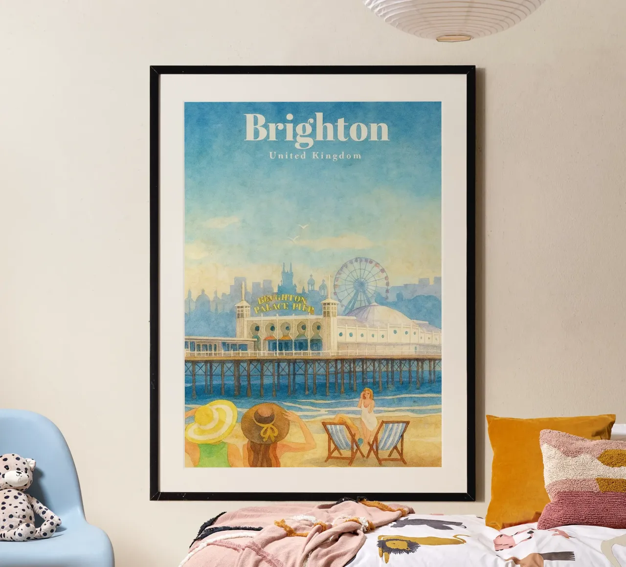 Brighton, Regno Unito Immaginazione pittorica poster da onestar
