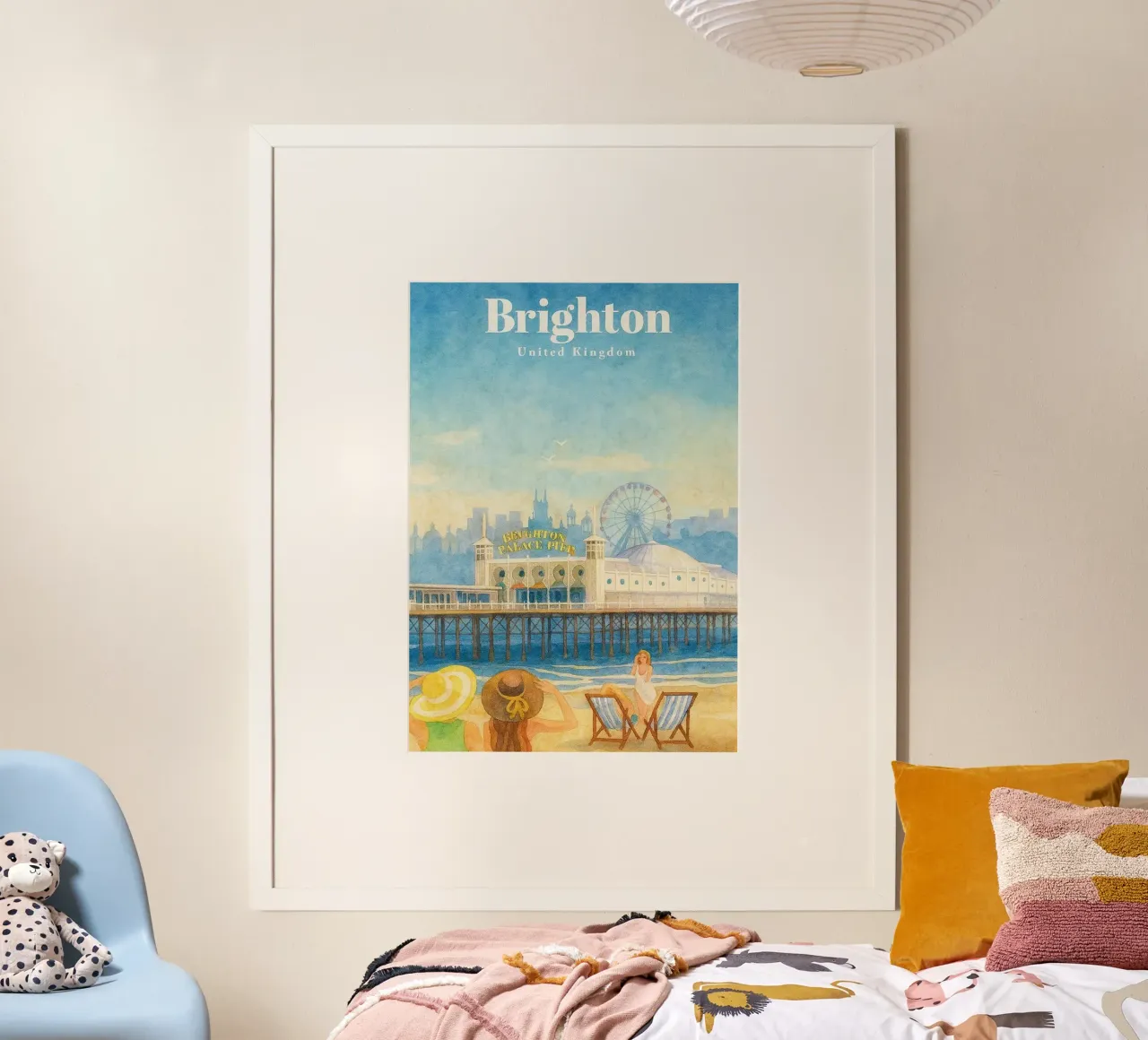 Brighton, Regno Unito Immaginazione pittorica poster da onestar