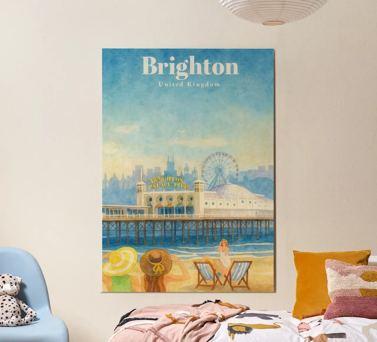 Brighton, Regno Unito Immaginazione pittorica poster da onestar