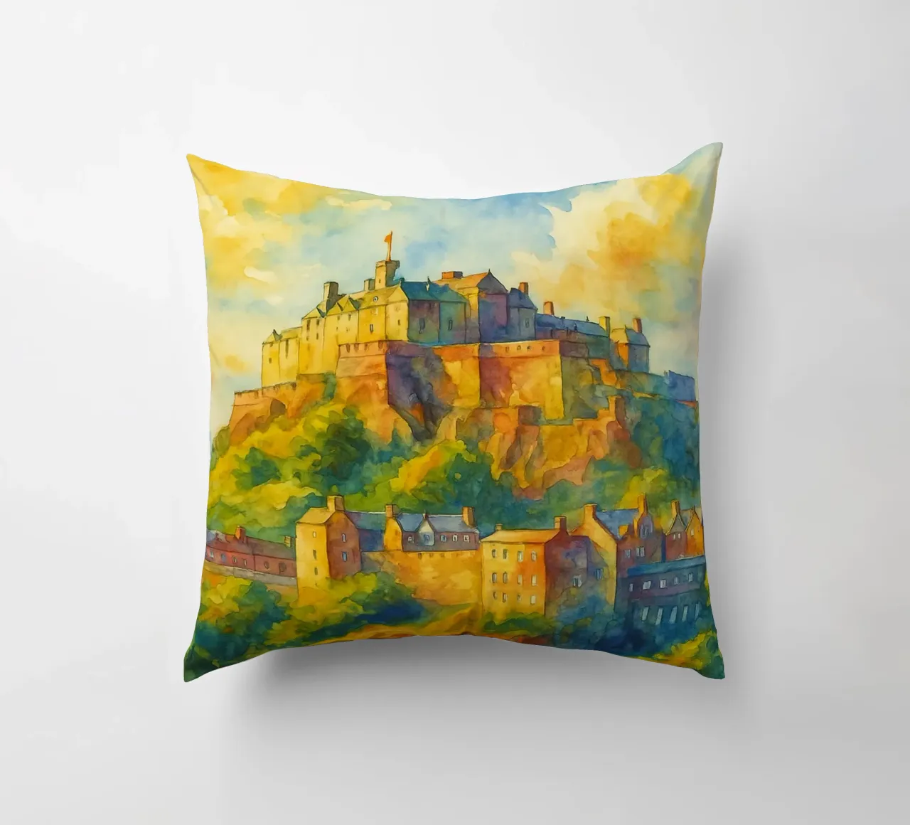 Edimburgo, Scozia Dipingere l'immaginazione cuscino da onestar