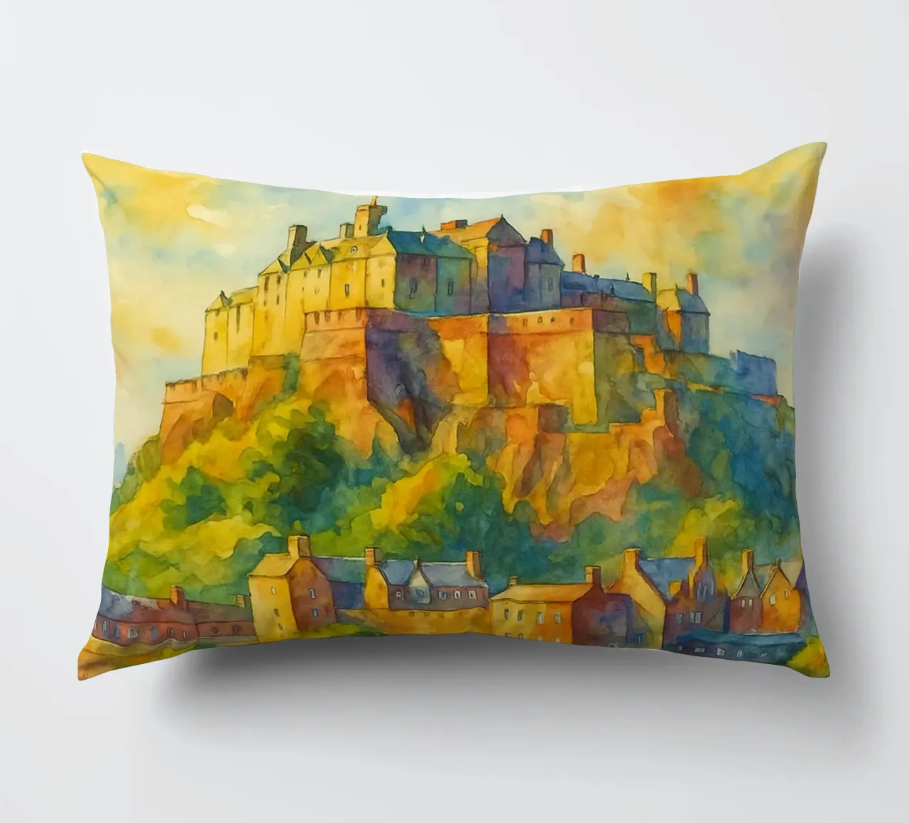Edimburgo, Scozia Dipingere l'immaginazione cuscino da onestar