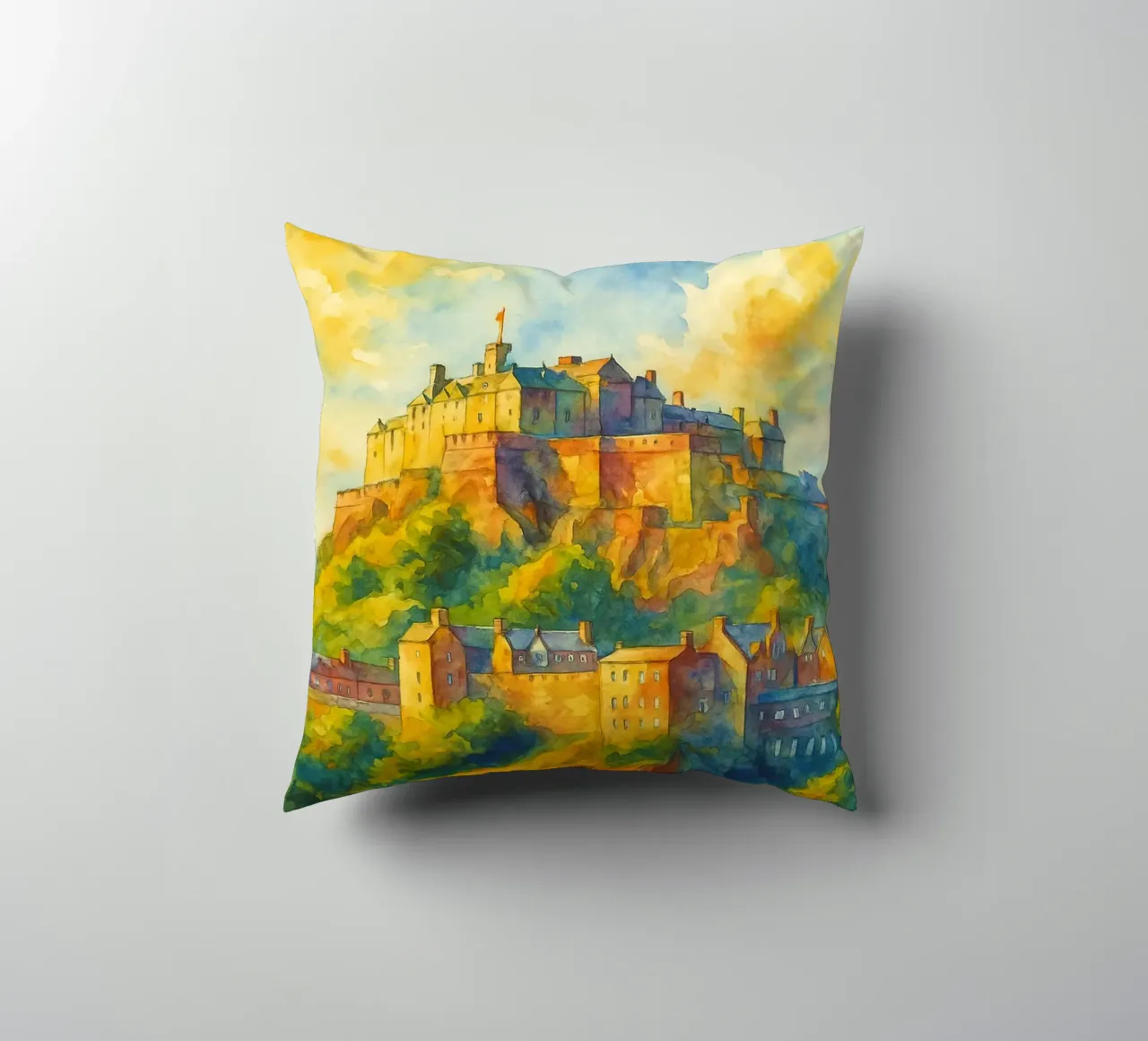 Edimburgo, Scozia Dipingere l'immaginazione cuscino da onestar