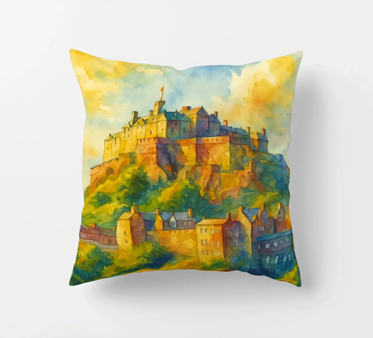 Edimburgo, Scozia Dipingere l'immaginazione cuscino da onestar