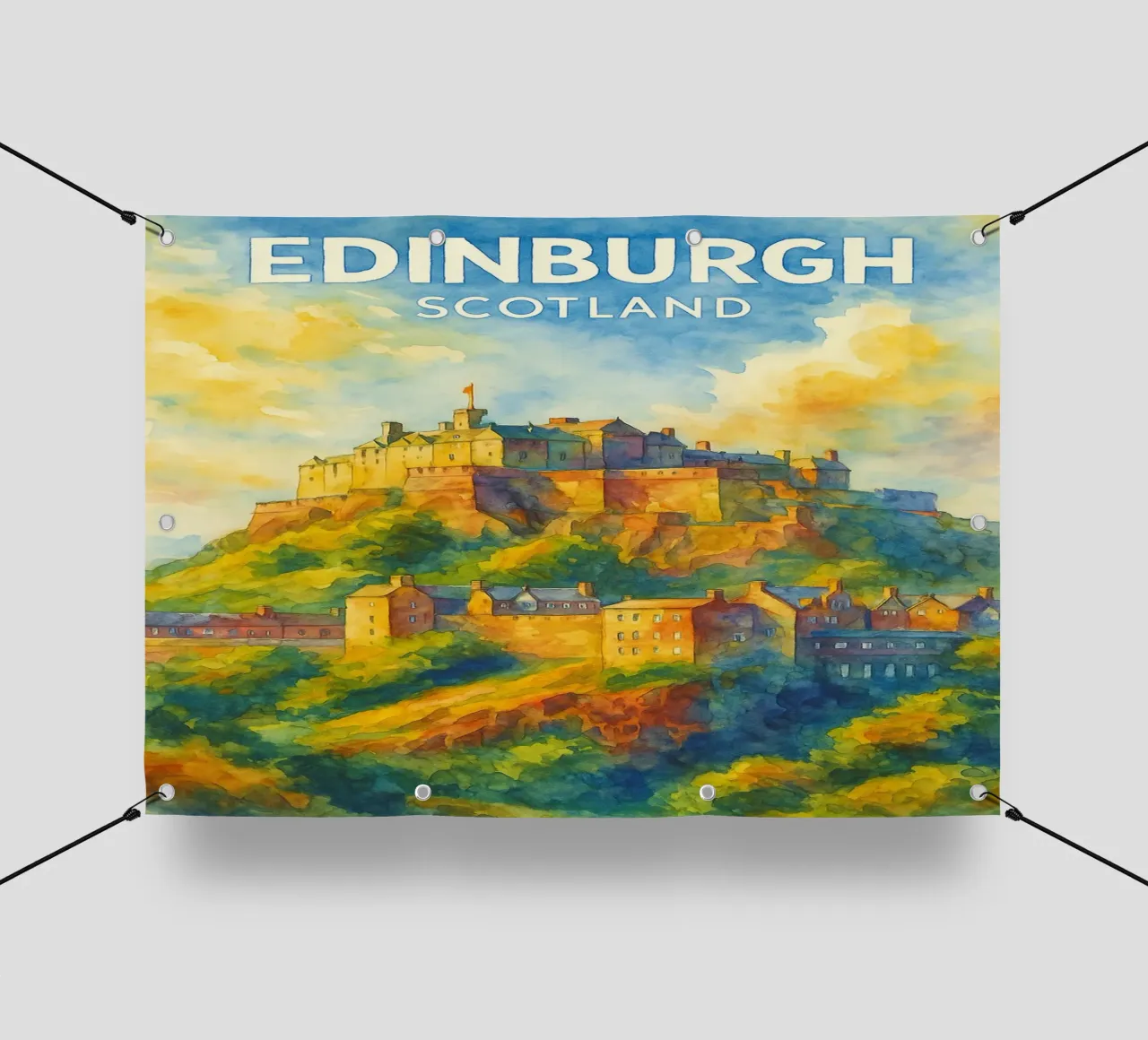 Edimburgo, Escocia Pintar la imaginación lonas publicitarias de onestar