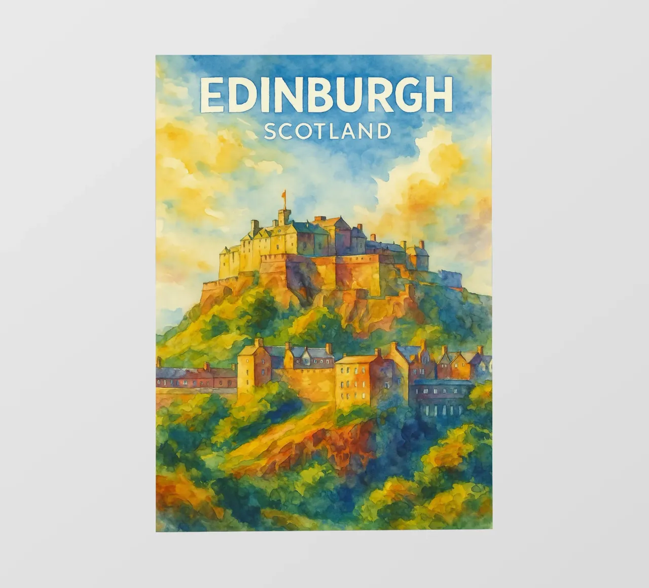 Edimburgo, Escocia Pintar la imaginación lonas publicitarias de onestar