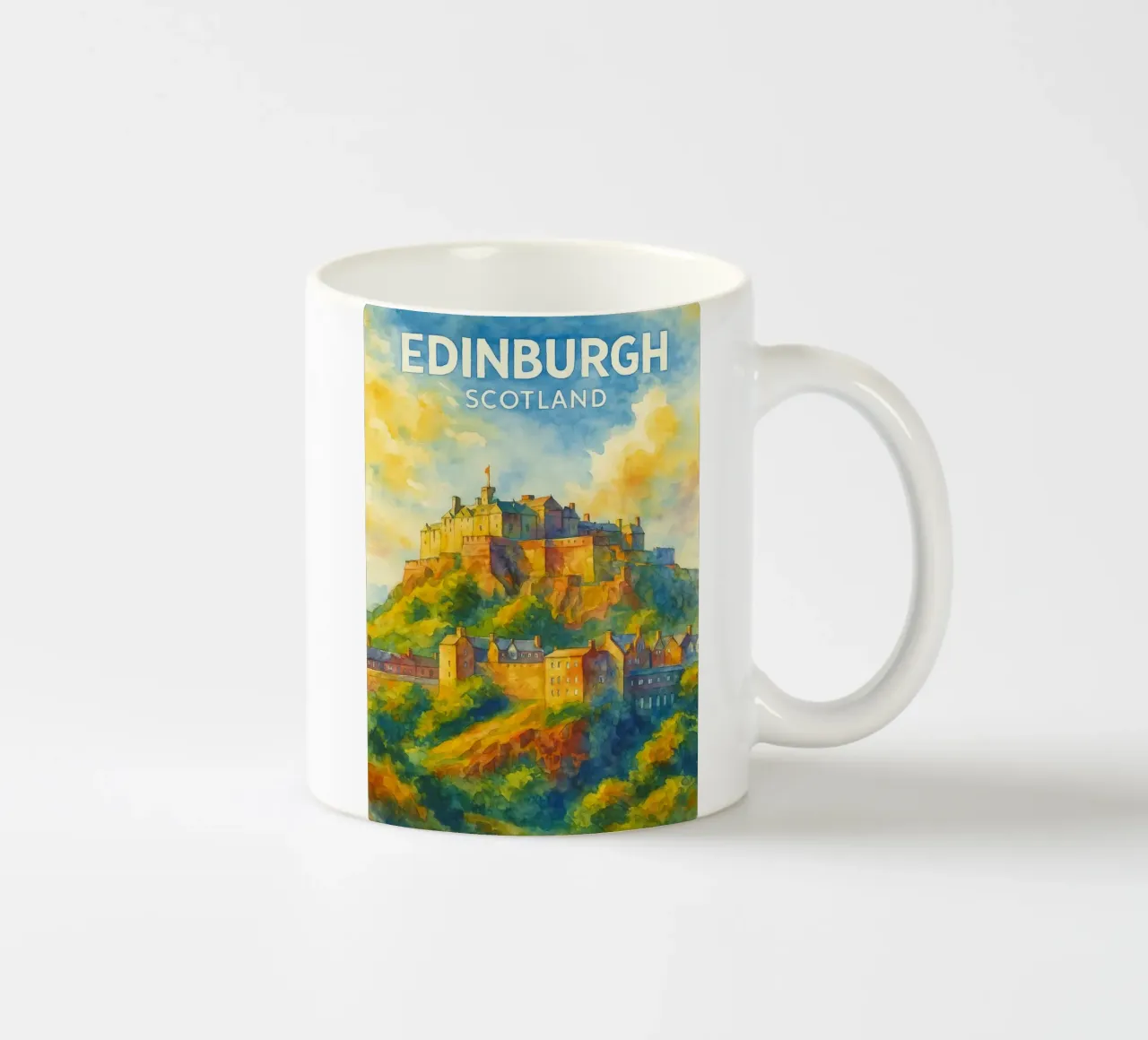 Edimburgo, Scozia Dipingere l'immaginazione tazza in ceramica da onestar