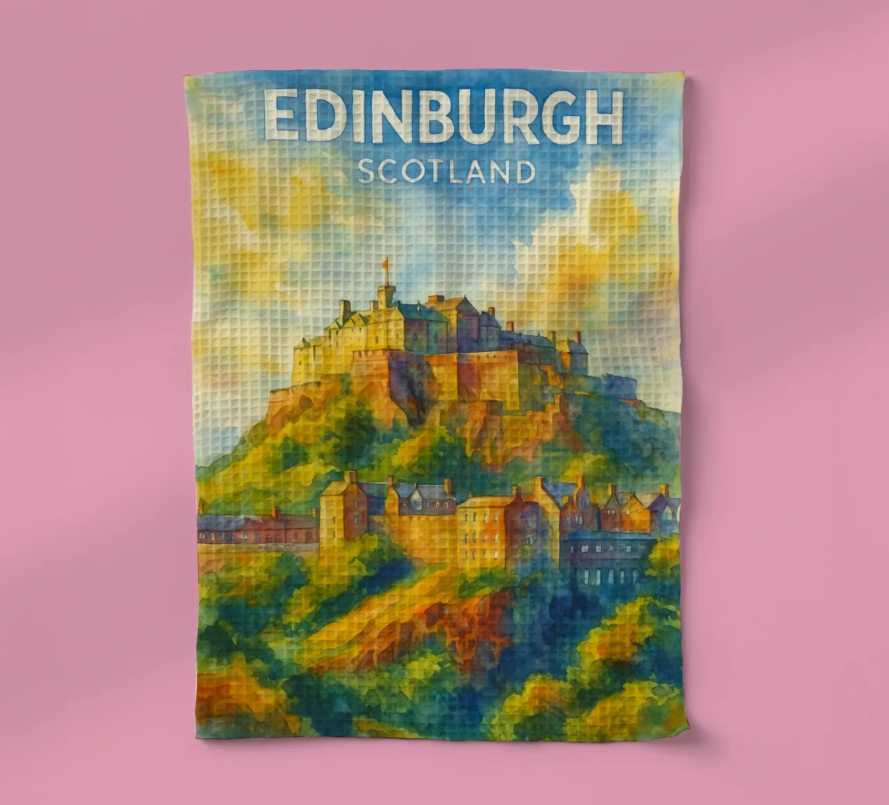 Edimburgo, Scozia Dipingere l'immaginazione canovaccio da cucina da onestar