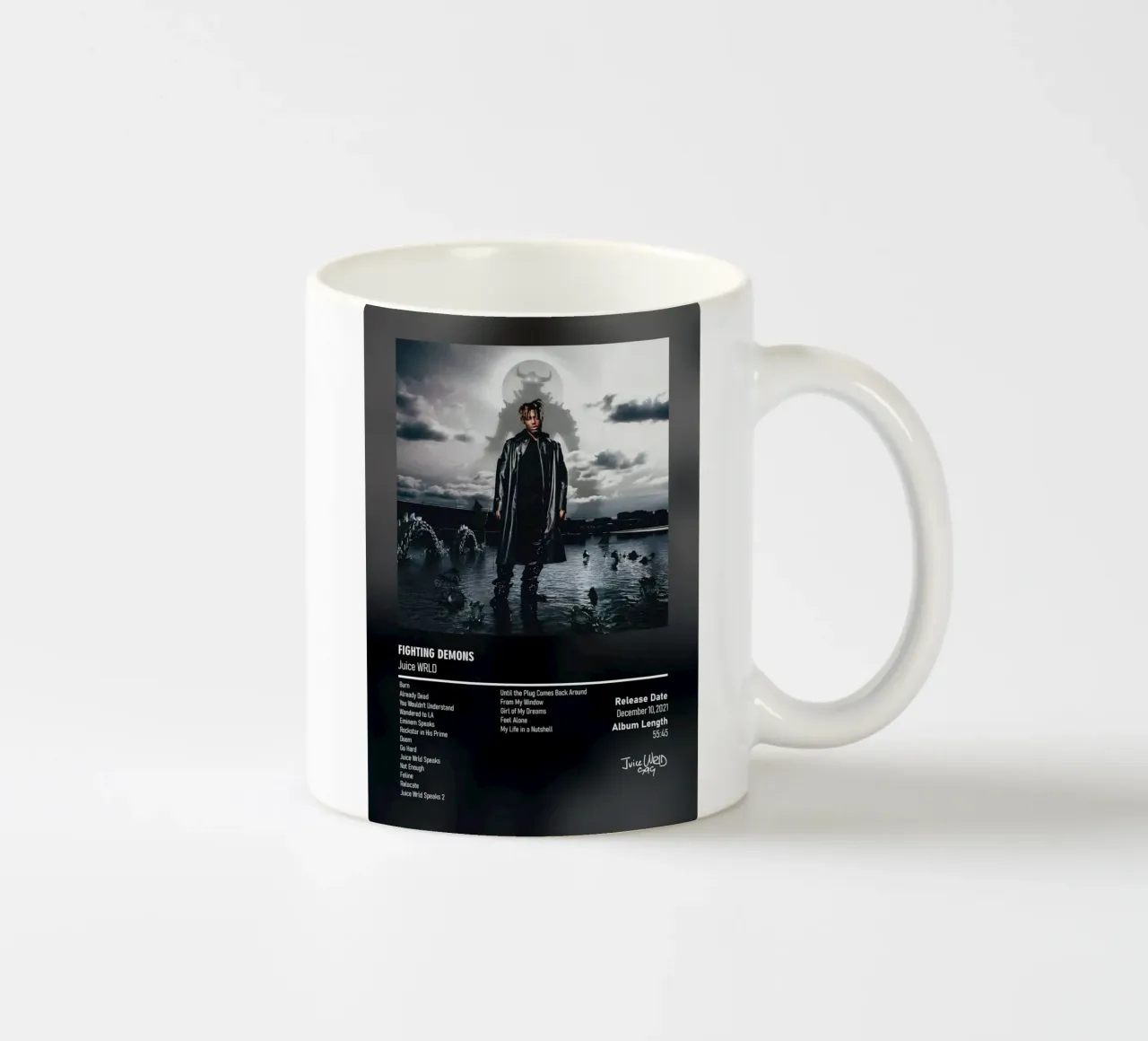 Fighting Demons (2021) by Juice WRLD tazza in ceramica da DGUnder