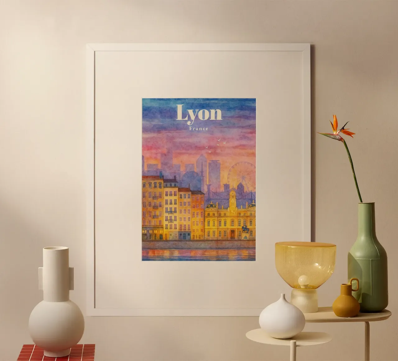 Lyon, Frankreich Malerei Imagination Hahnemühle von onestar