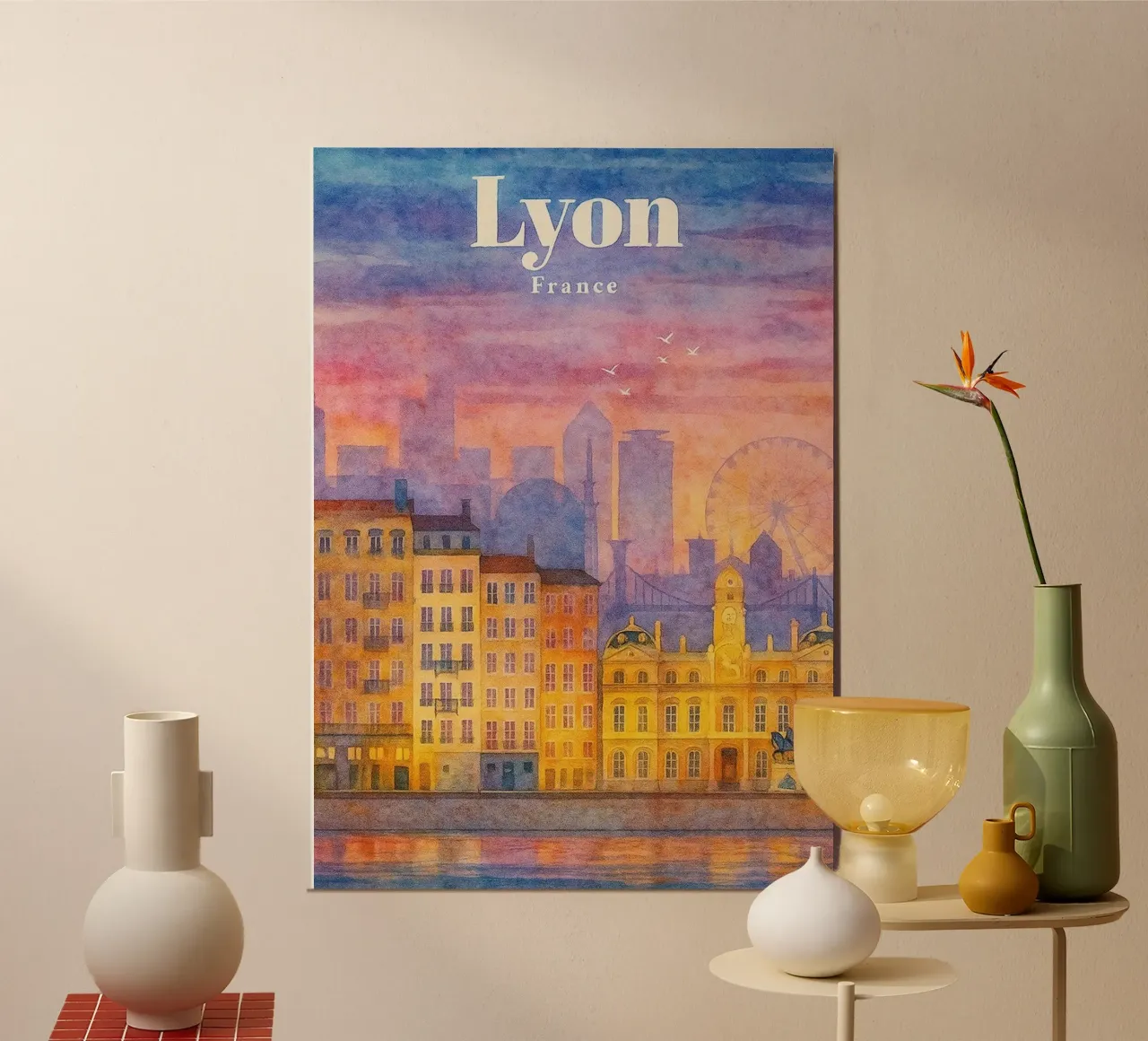Lyon, Frankreich Malerei Imagination Hahnemühle von onestar