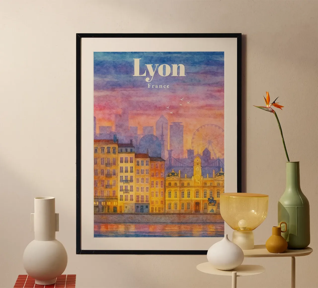 Lyon, Frankreich Malerei Imagination Hahnemühle von onestar