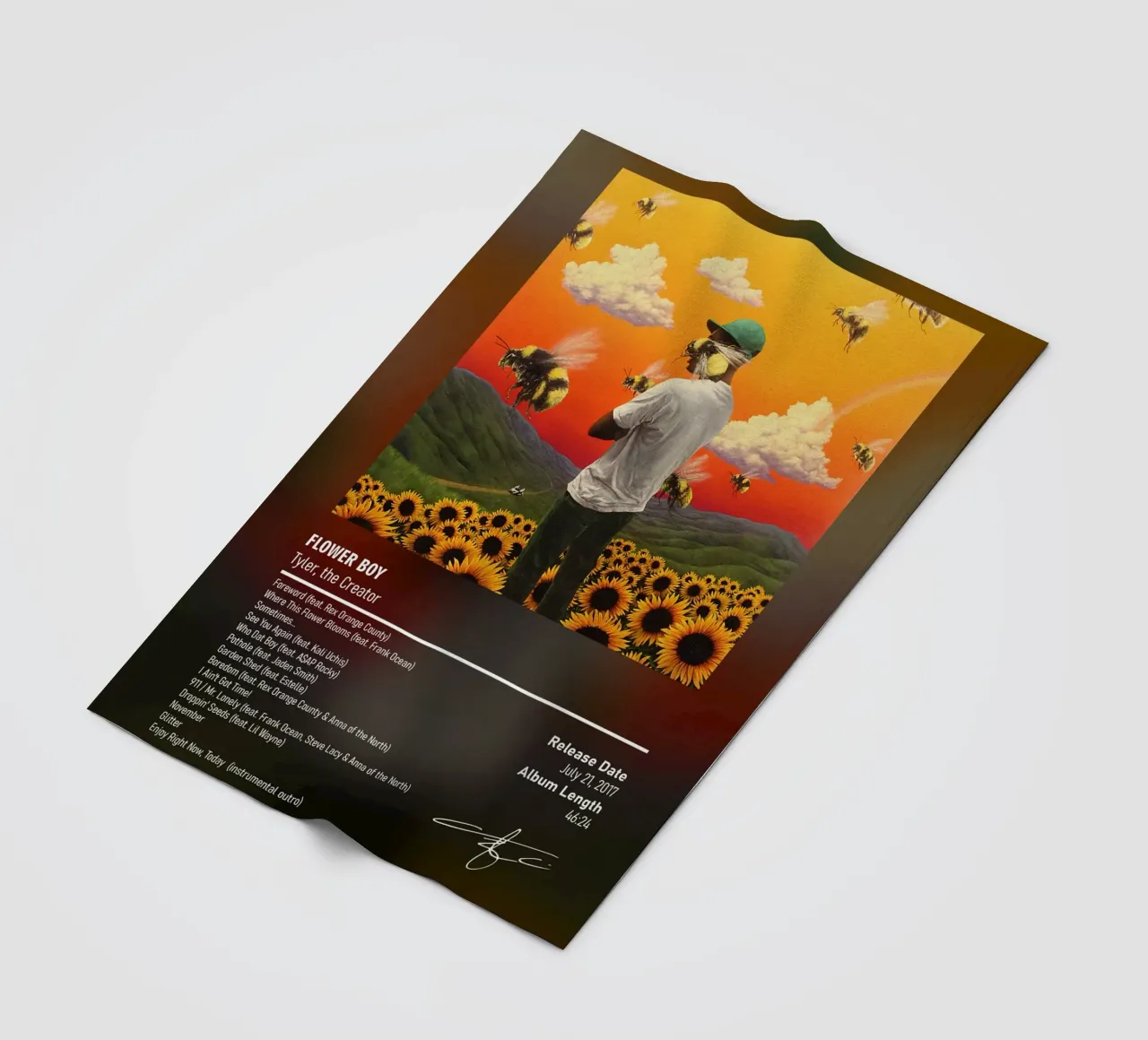 Flower Boy By Tyler, the Creator coperta in pile da DGUnder