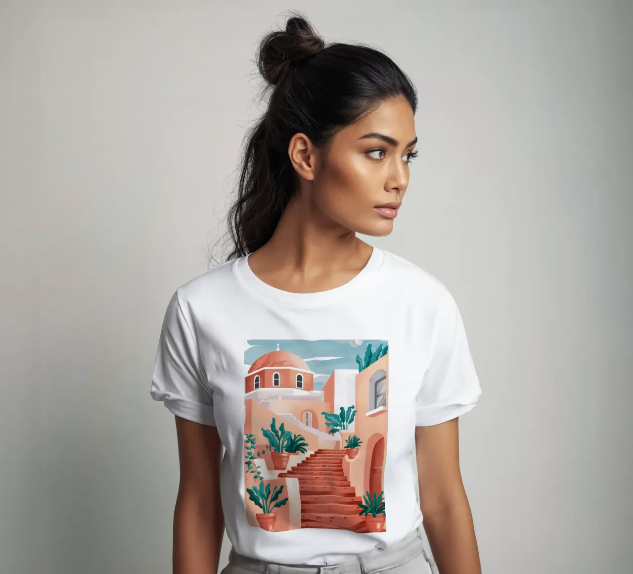 Terracotta Step Ascent t-shirt da Monuments Fire