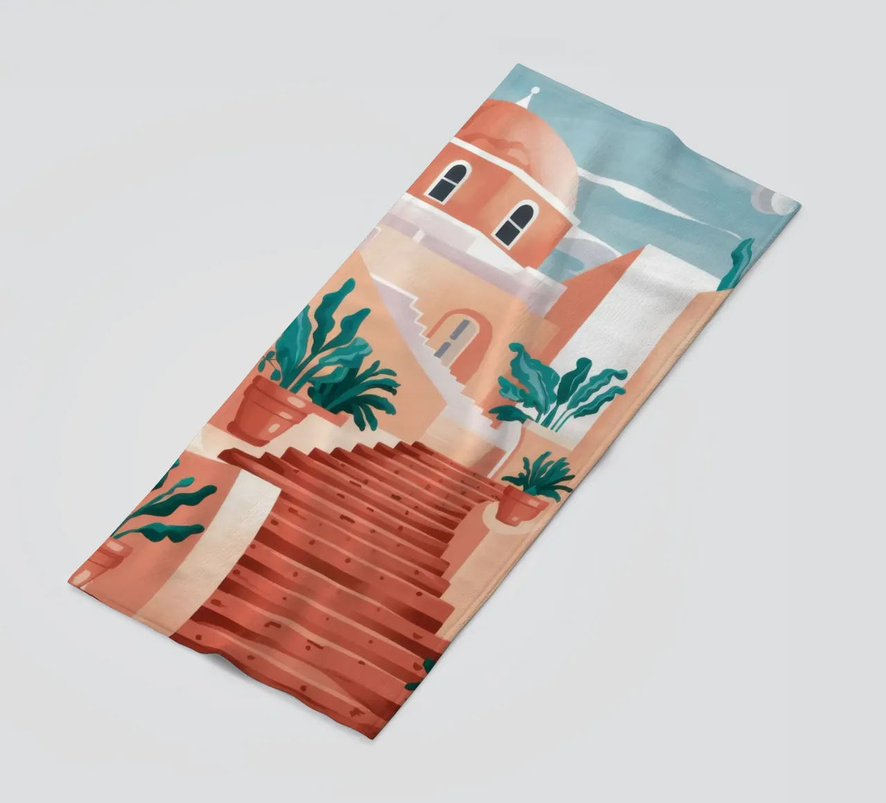 Terracotta Step Ascent telo mare da Monuments Fire