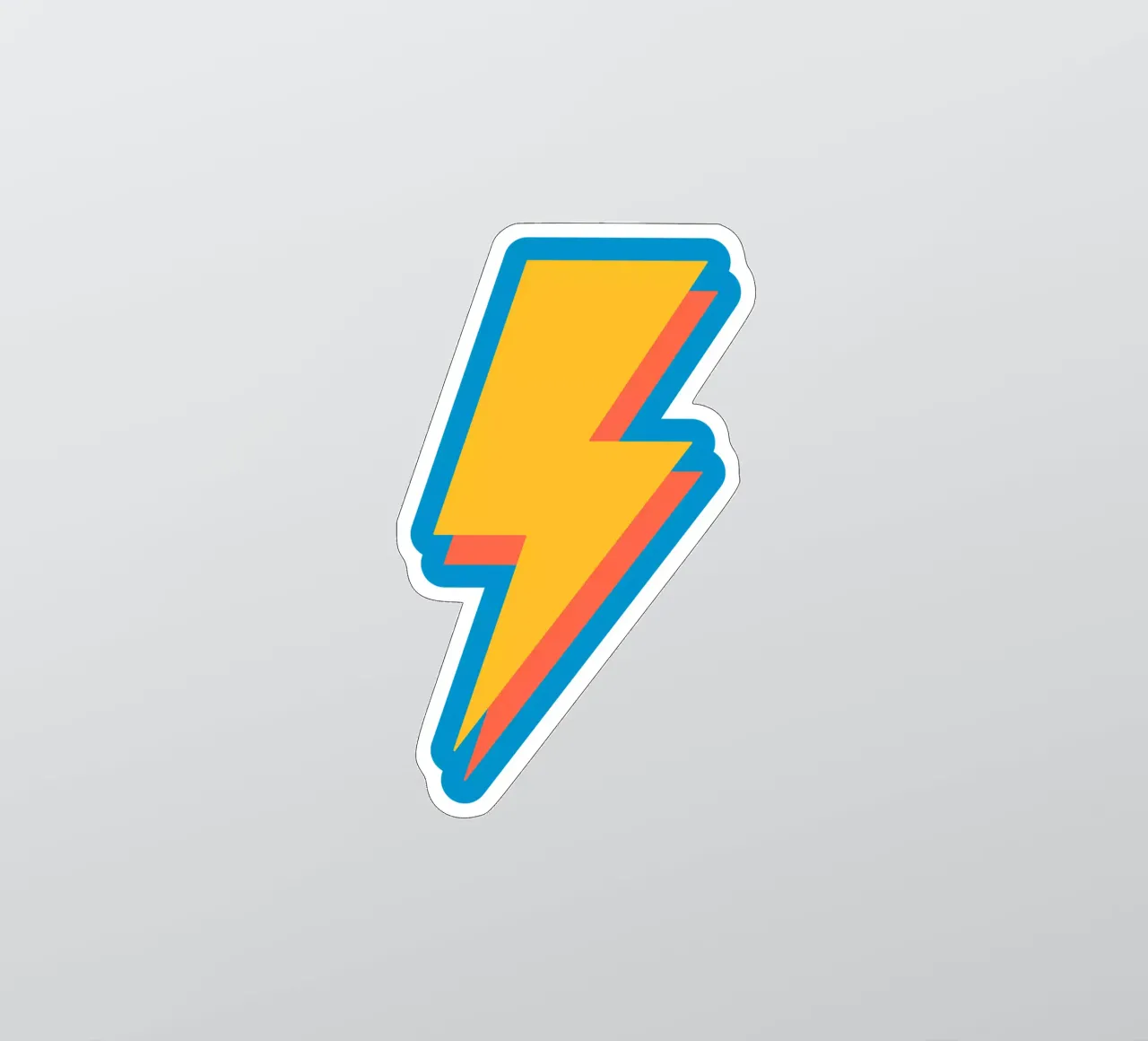 flash sticker by Sticker King